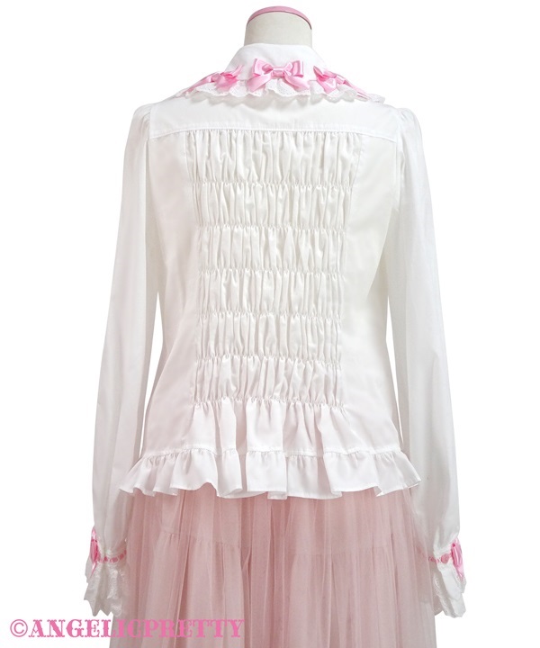 A la Cart Ribbon Blouse - Pink