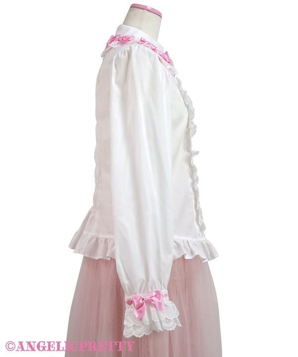 A la Cart Ribbon Blouse - Pink