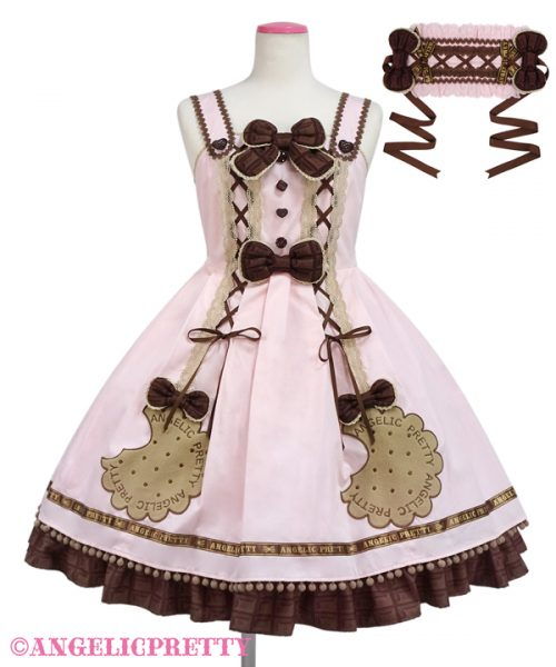 人気商品 Angelic Pretty Cherry Stamp JSK カチュ 美品