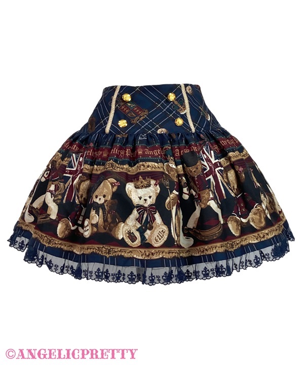 British Bear Skirt - Blue