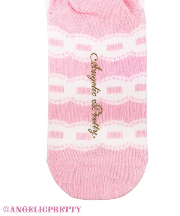 Bunny Crew Socks - Deep Pink