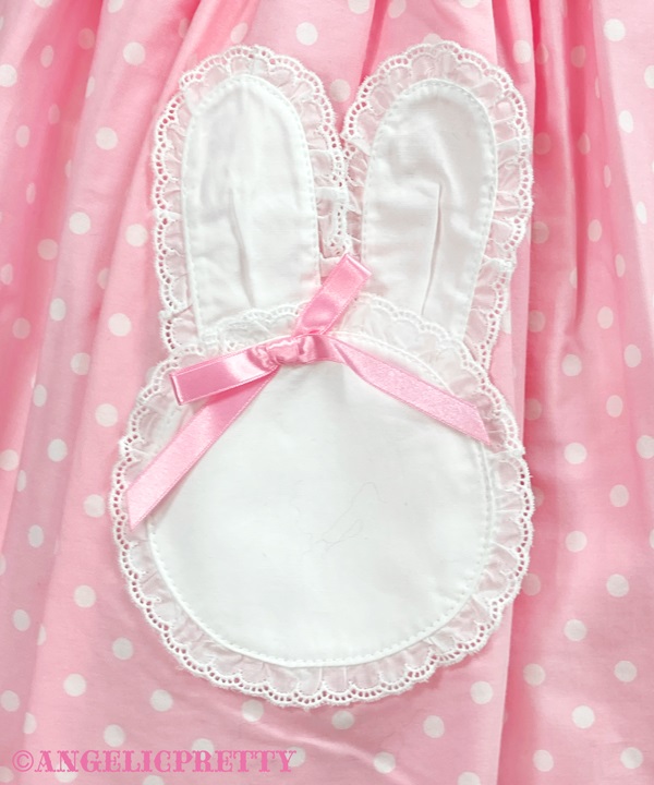 Bunny Pocket One Piece - Pink