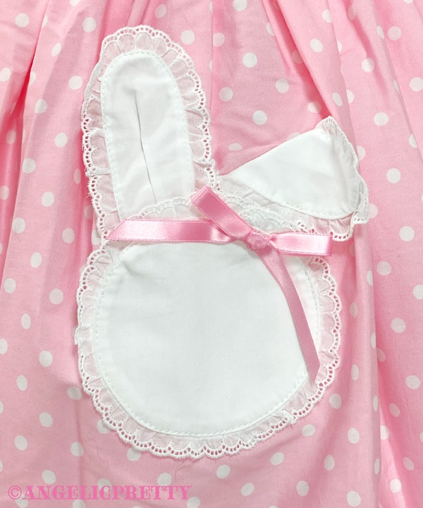 Bunny Pocket One Piece - Pink