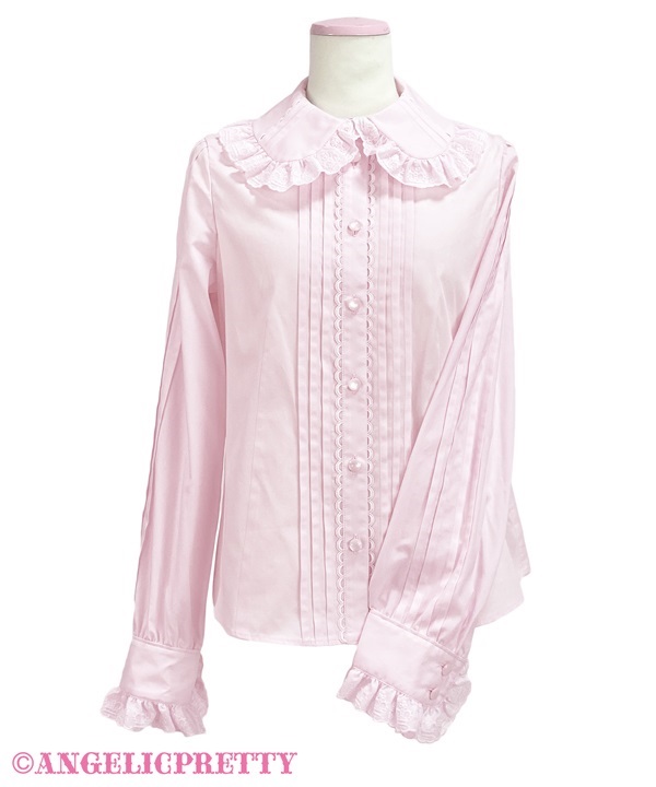 Crown Lace Blouse - Pink