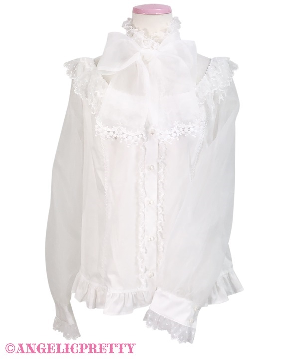 Day Dream Blouse - White - Click Image to Close