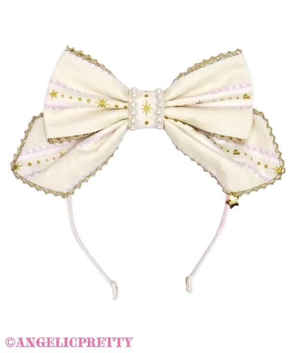 Day Dream Carnival Headbow - Ivory