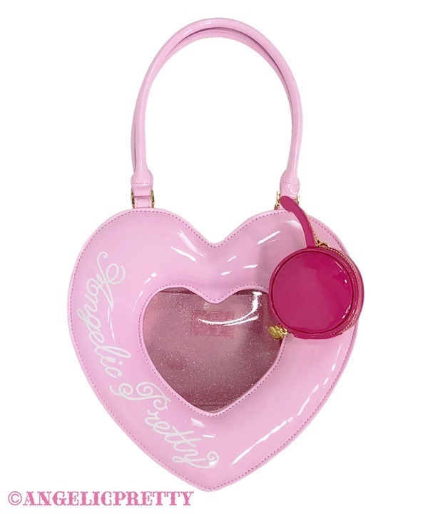 Decoration Heart Tote Bag - Pink