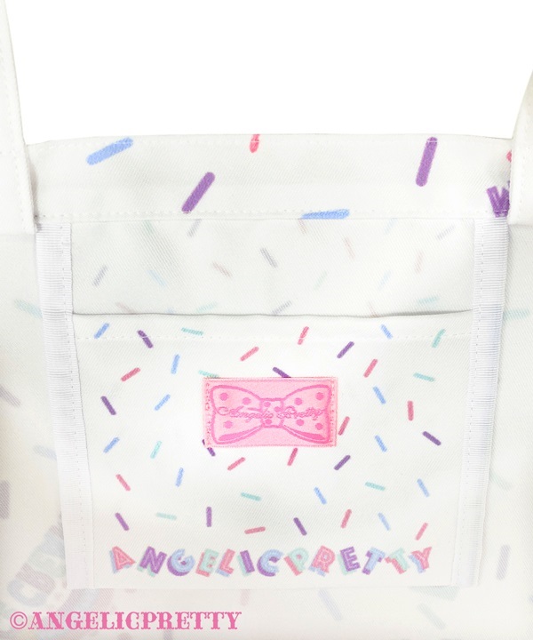 Decoration Ice Cream Tote Bag - White