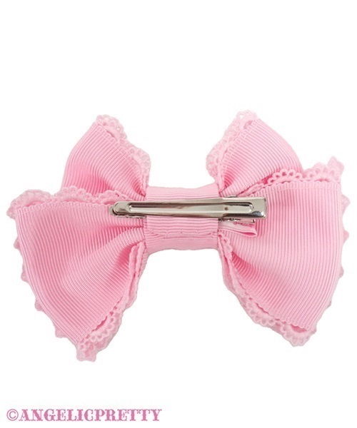 Dolce Pearl Ribbon Clip Set - Pink