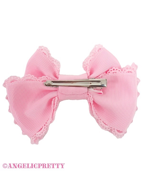 Dolce Pearl Ribbon Clip Set - Wine