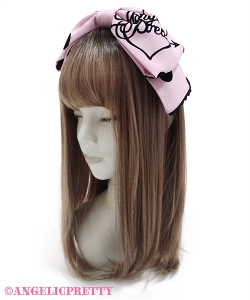 Dolly Dot Headbow - Pink