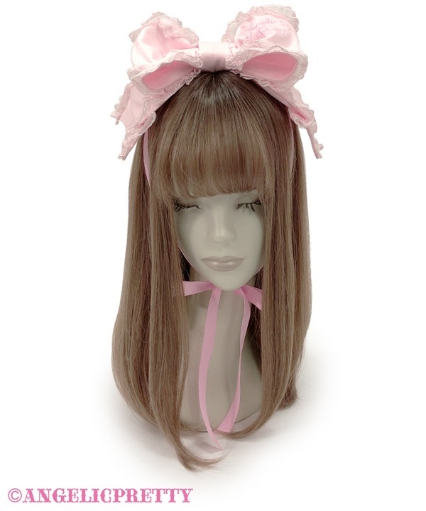 Dolly Heroine Ribbon Headdress - Black