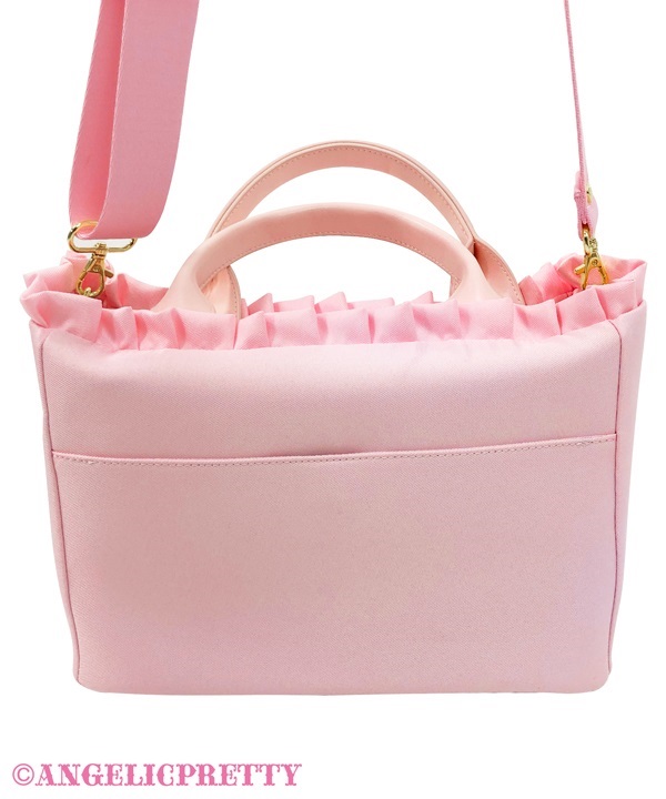 Dolly Ribbon Tote Bag - Pink