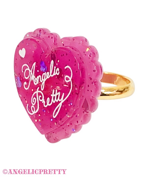 Dream Heart Ring - Deep Pink