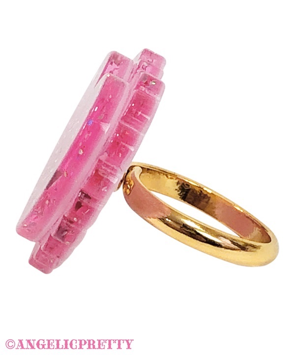 Dream Heart Ring - Deep Pink