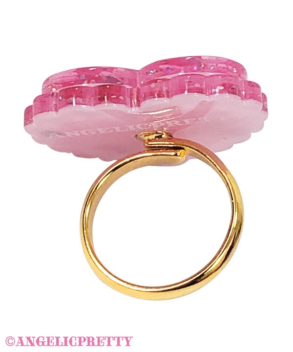 Dream Heart Ring - Deep Pink