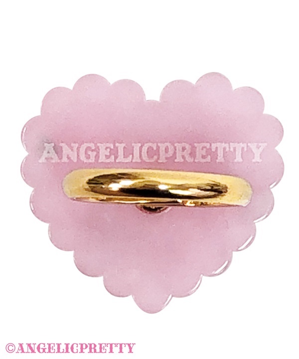 Dream Heart Ring - Deep Pink