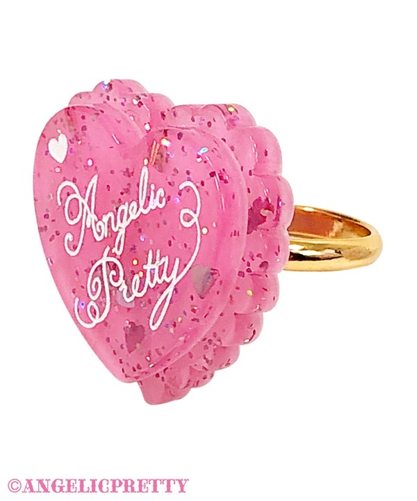 Dream Heart Ring - Pink - Click Image to Close