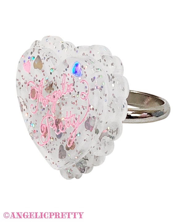 Dream Heart Ring - White - Click Image to Close