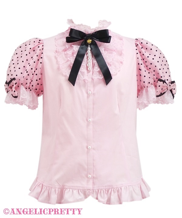 Dreamy Dolce Ribbon Blouse - Pink