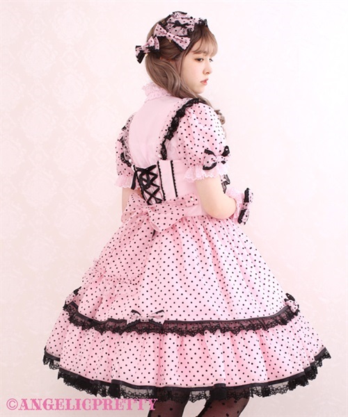 Dreamy Dolce Ribbon Jumperskirt - Pink