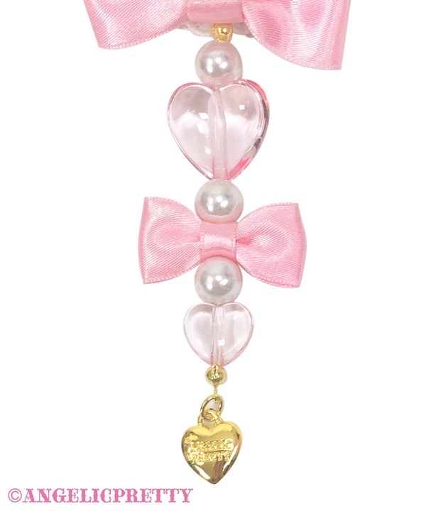 Dreamy Puku Puku Heart Clip Set - Deep Pink