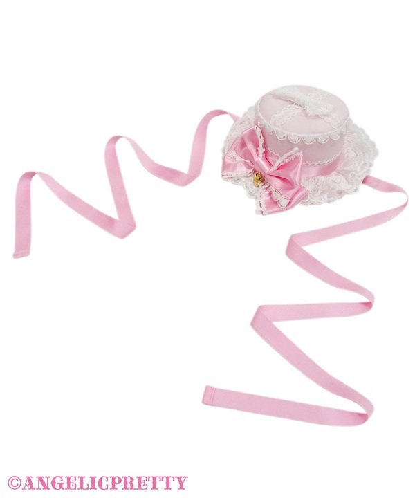 Dress Up Ribbon Mini Hat - Pink