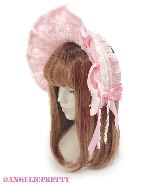 Elegant Rose Brim Headbow - Black