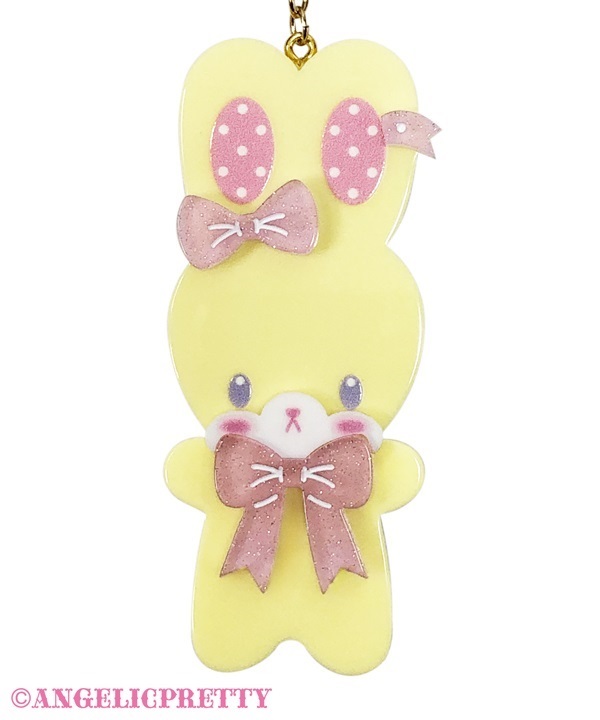 Fancy Lyrical Bunny Necklace - Pink