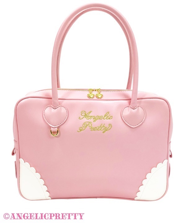 Fancy School Lesson Bag - Pink - Click Image to Close