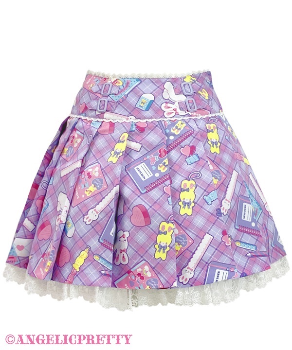 Fancy Stationery Skirt - Lavender