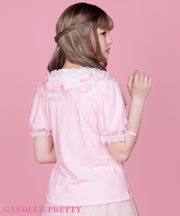 Frill Doll Short Sleeve Cutsew - White