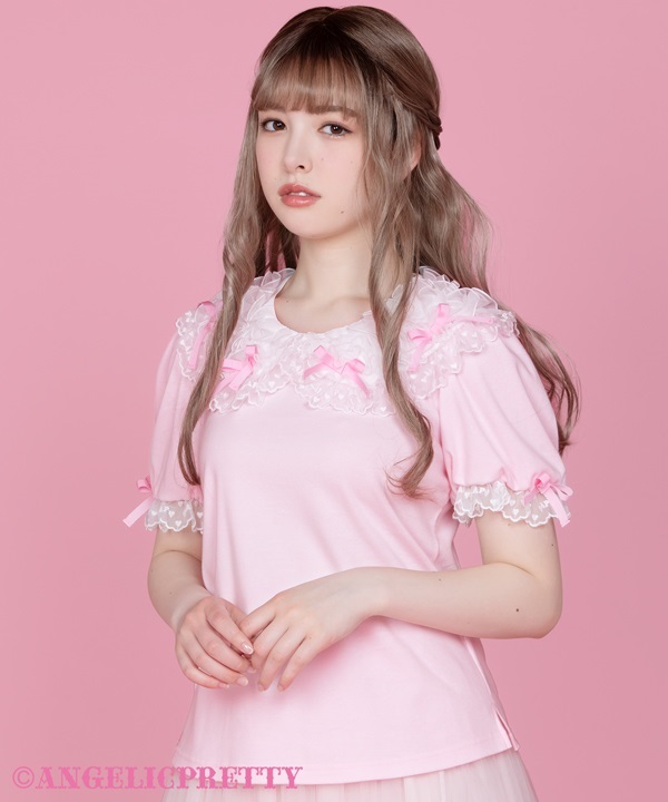 Frill Doll Short Sleeve Cutsew - White