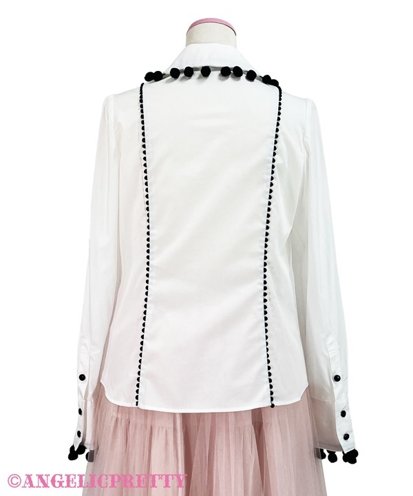 Happy Pom Pom Blouse - Pink