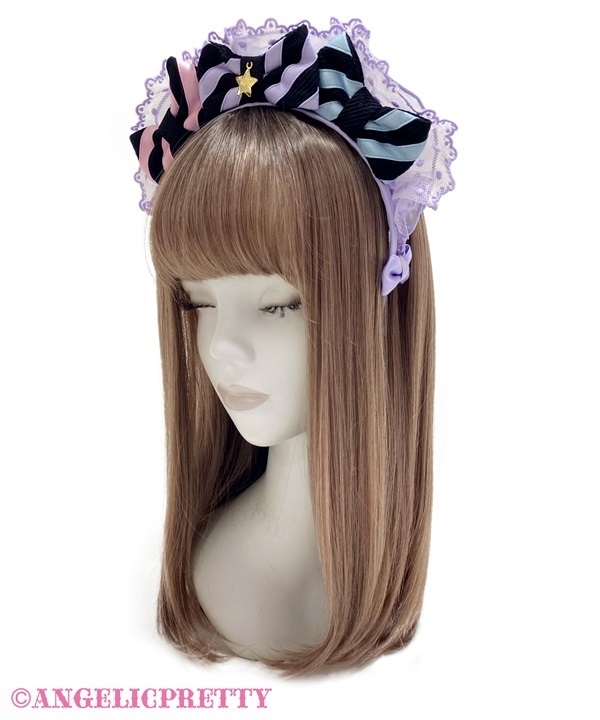 Happy Treat Cafe Headbow - Black