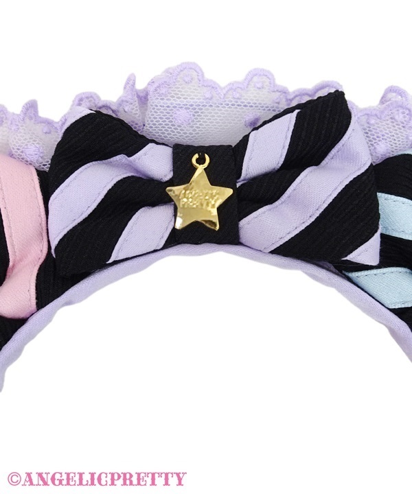 Happy Treat Cafe Headbow - Black