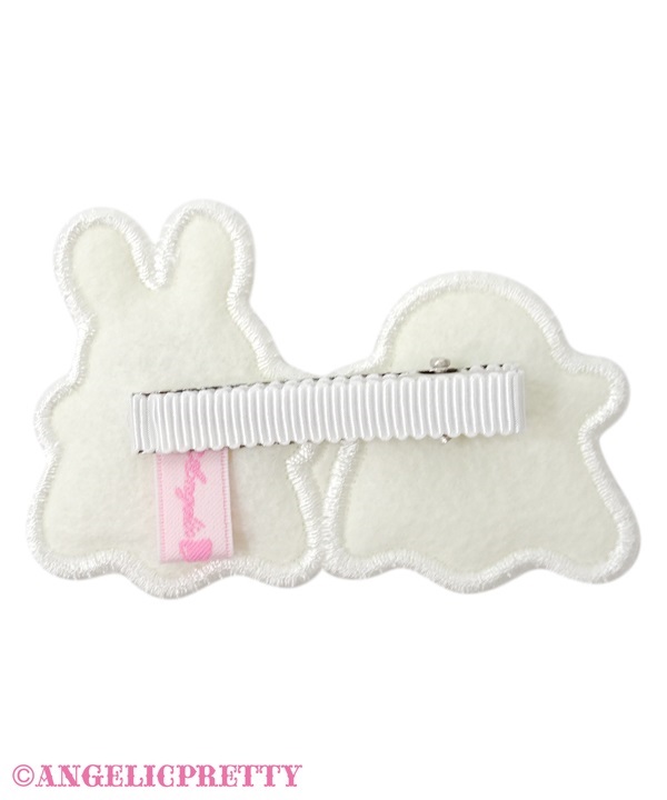 Marshmallow Ghost Patch Clip - White