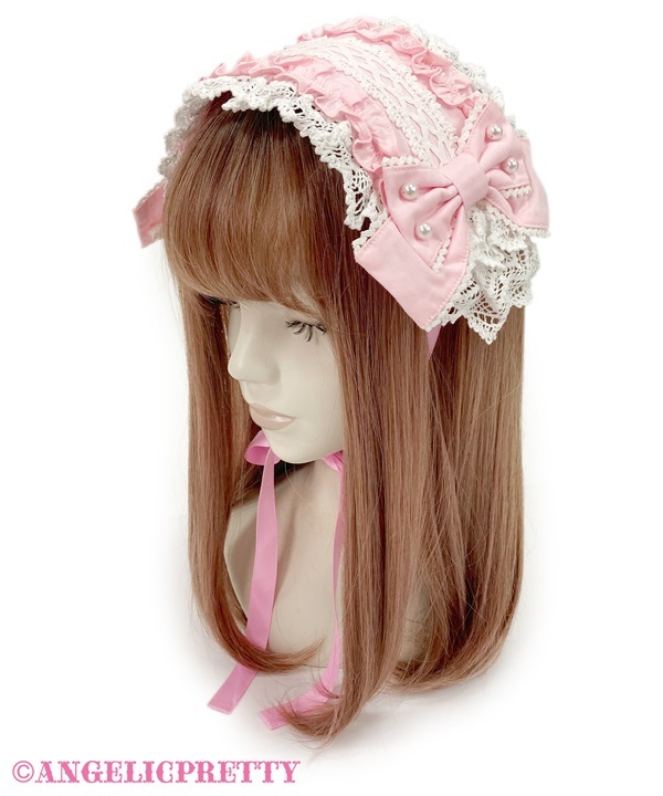 Oshama Frill Headdress (Plain) - Black