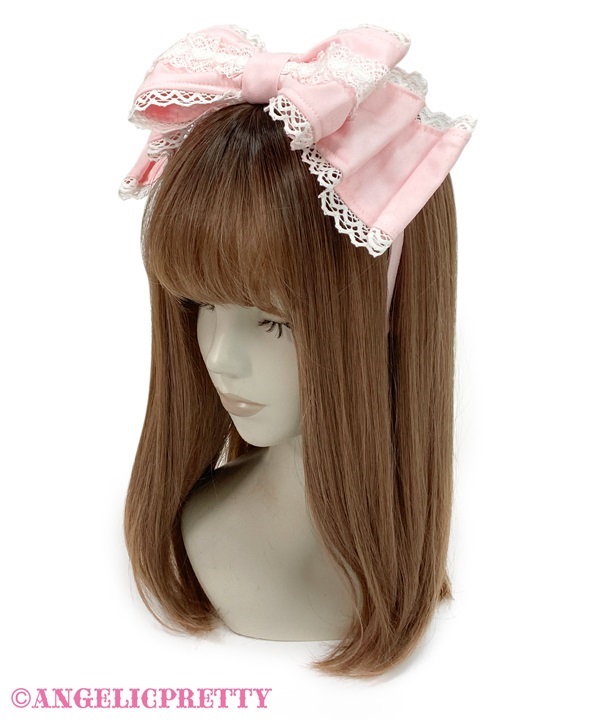 Pretty Kururin Headbow (Plain) - Black