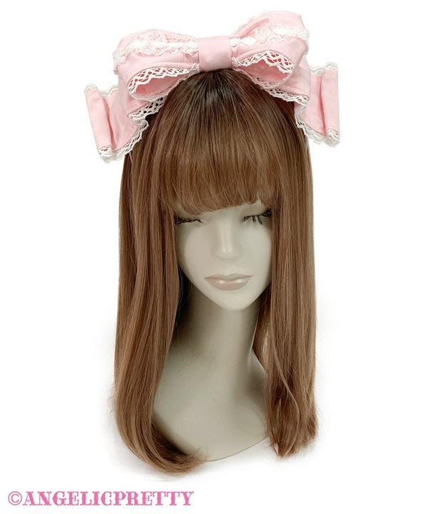 Pretty Kururin Headbow (Plain) - Black