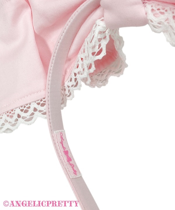 Pretty Kururin Headbow (Plain) - Pink