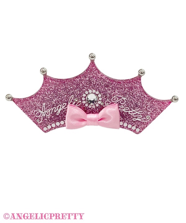 Princess Tiara Comb - Pink