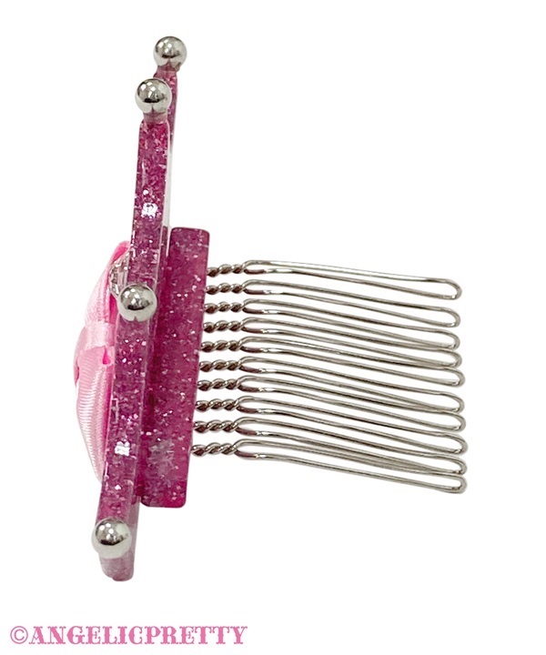 Princess Tiara Comb - Pink