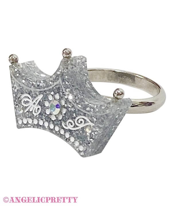 Princess Tiara Ring - Silver