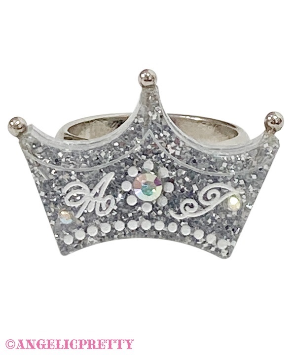 Princess Tiara Ring - Silver