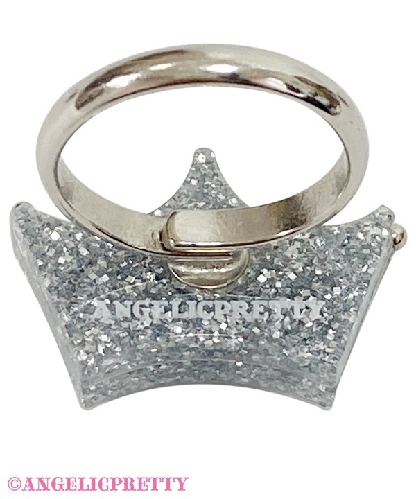 Princess Tiara Ring - Silver