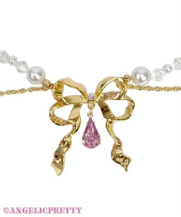 Romantic Jewelry Choker - Pink