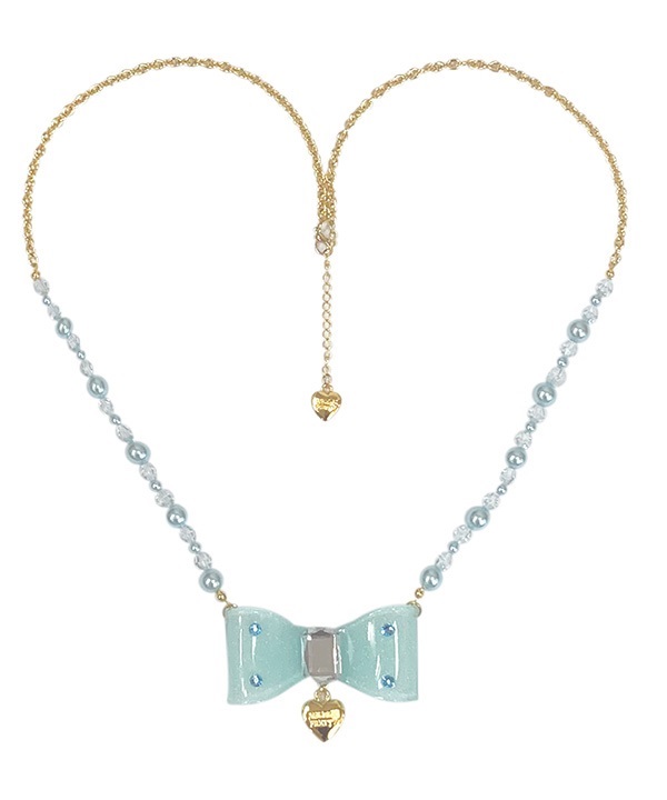 Sugar Ribbon Necklace - Sax