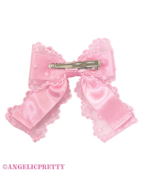 Sweet Actress Ribbon Clip Set - Black