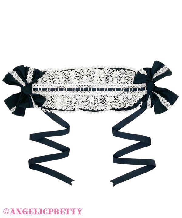 Sweet Frill Headdress - Black